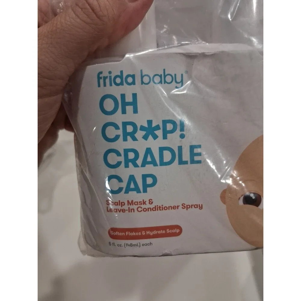 4 Bottles Frida Baby Cradle Cap Treatment Scalp Mask & Leave-In Spray B11